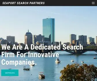 Seaportsearchpartners.com(Seaport Search Partners) Screenshot