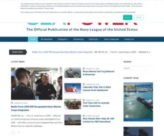 Seapowermagazine.org(Seapower) Screenshot