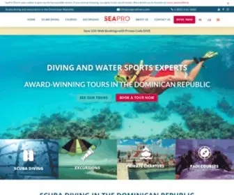 Seaprodivers.com(Scuba Diving Dominican Republic) Screenshot