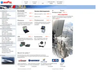 Seaprofrance.fr(SeasPro France) Screenshot