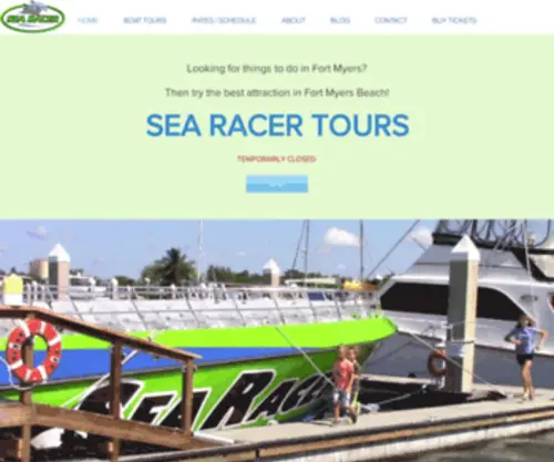 Searacerfortmyers.com(Speed Boat Rides) Screenshot