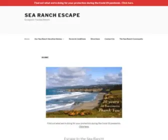 Searanchescape.com(Sea Ranch Escape) Screenshot