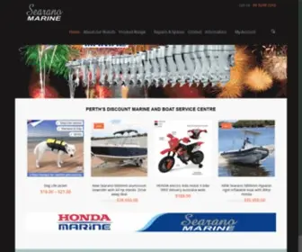 Searano.com.au(Searano Marine) Screenshot