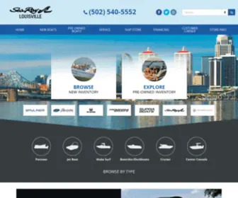 Searayoflouisville.com(Home Sea Ray of Louisville) Screenshot