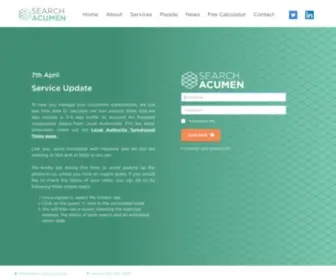 Search-Acumen.co.uk(Search Acumen) Screenshot