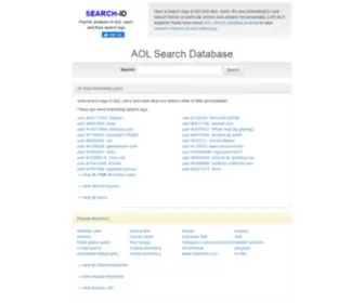 Search-ID.com(Aol database) Screenshot