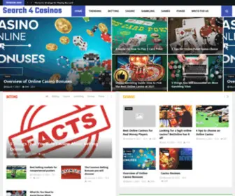 Search4Casinos.com(Data Protection) Screenshot