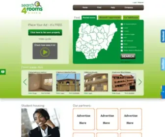 Search4Rooms.com(Nigeria's largest and most effective accommodation search platform for renting apartments) Screenshot