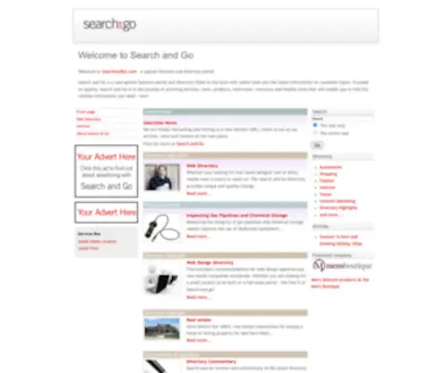 Searchandgo.com(Search and Go) Screenshot