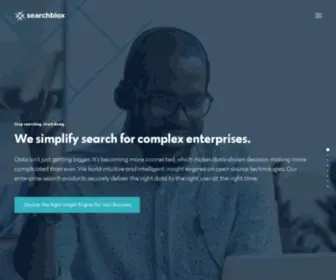 Searchblox.com(We simplify search for complex enterprises) Screenshot