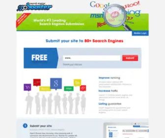 Searchbooster.com.au(Search Engine Booster) Screenshot