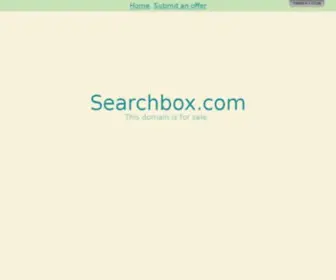 Searchbox.com(Enterprise Search as a Service) Screenshot