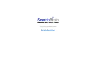 Searchbrain.it(SearchBrain Marketing with Search in Mind) Screenshot