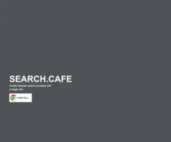 Search.cafe(Shuffle between search providers with a single click) Screenshot
