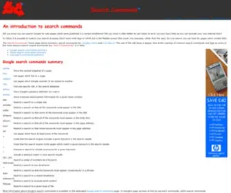 Searchcommands.com(Search commands) Screenshot