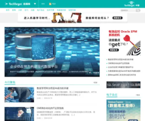 Searchdatabase.com.cn(TechTarget数据库) Screenshot