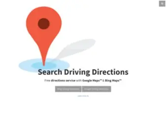 Searchdrivingdirections.com(& Bing Maps) Screenshot