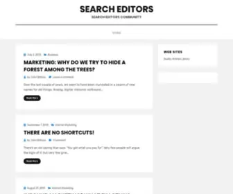 Searcheditors.com(Search Editors Internet Marketing Strategies) Screenshot