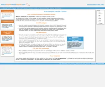 Searchenginefriendlylayouts.com(Search Engine Friendly Layouts) Screenshot