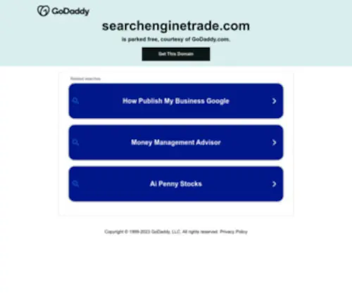 Searchenginetrade.com(Search Engine Trade) Screenshot