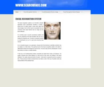 Searchface.com(Facial Recognition Systems) Screenshot