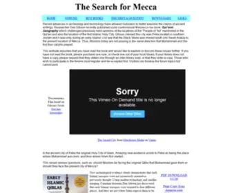 Searchformecca.com(The Search for Mecca) Screenshot