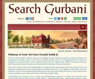 Searchgurbani.com(Search Gurbani) Screenshot
