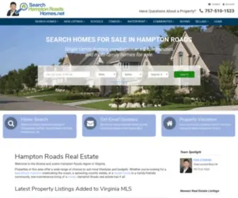 Searchhamptonroadshomes.net(Search Hampton Roads Homes For Sale and Real Estate) Screenshot