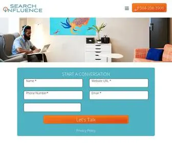 Searchinfluence.com(New Orleans SEO & Digital Marketing Agency) Screenshot