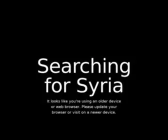 Searchingforsyria.org(Searchingforsyria) Screenshot