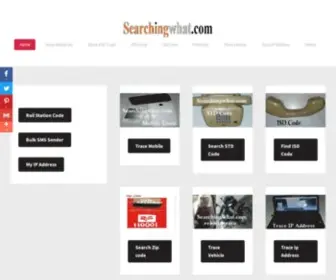Searchingwhat.com(Trace mobile number) Screenshot