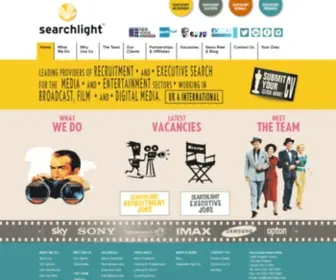 Searchlight.com(Recruitment & executive search for media & entertainment industries) Screenshot