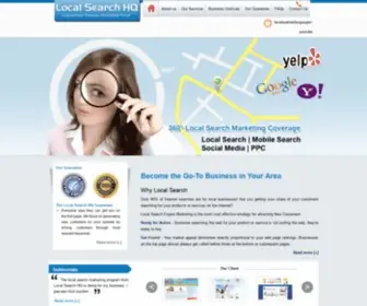 Searchlocalhq.com(Local Search Engine Marketing Company California) Screenshot