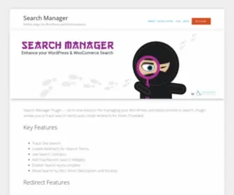 Searchmanagerwp.com(Plugin for WooCommerce and WordPress) Screenshot