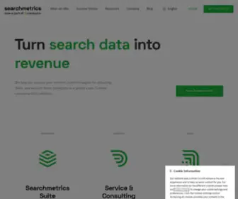 Searchmetrics.com(The Searchmetrics SEO and Content Marketing platform for enterprise companies) Screenshot