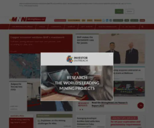 Searchmining.net(Mining News) Screenshot
