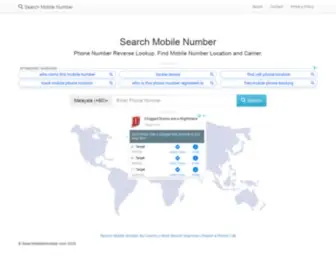 Searchmobilenumber.com(Mobile Number Location Finder) Screenshot