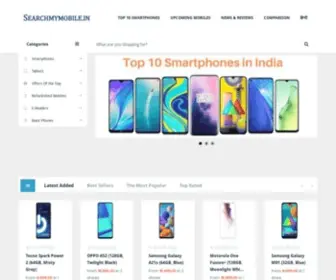 Searchmymobile.in(Best Mobile Comparison Website) Screenshot