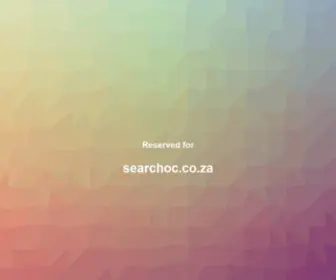 Searchoc.co.za(Home of Search Online Consulting) Screenshot