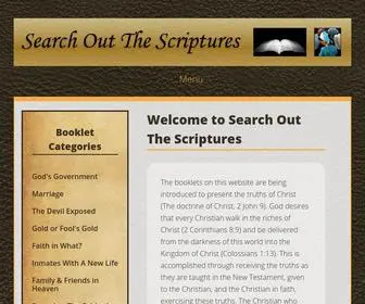 Searchoutthescriptures.com(Search Out The Scriptures) Screenshot