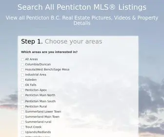 Searchpentictonhomes.info(MLS®) Screenshot