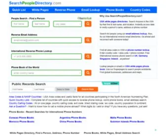 Searchpeopledirectory.com(Search People) Screenshot