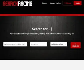 Searchracing.com(Search for) Screenshot