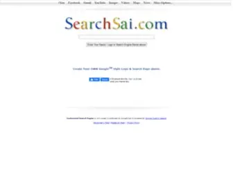 Searchsai.com(Customised Search Engine) Screenshot