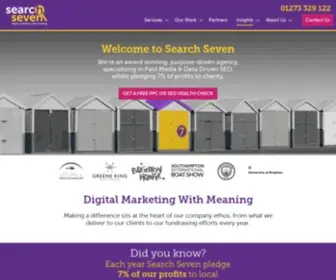 Searchseven.co.uk(SEO, PPC & Digital Marketing Agency in Brighton) Screenshot