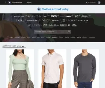 Searchshops.com(New fashion Autumn Winter 2020. Stay updated on new clothes of popular brands) Screenshot