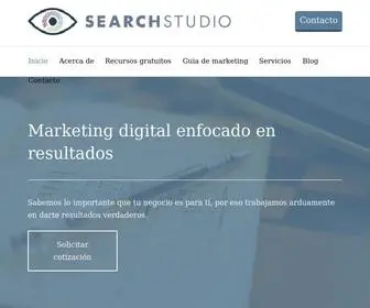 Searchstudio.net(Search Studio: Consultoría de Marketing Digital) Screenshot