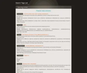Searchtagslist.com(Search Tags List) Screenshot