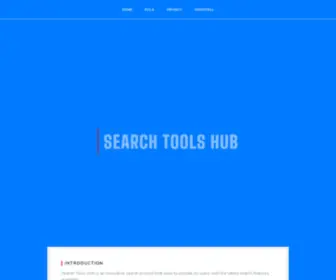 Searchtoolshub.com(Search Tools Hub) Screenshot