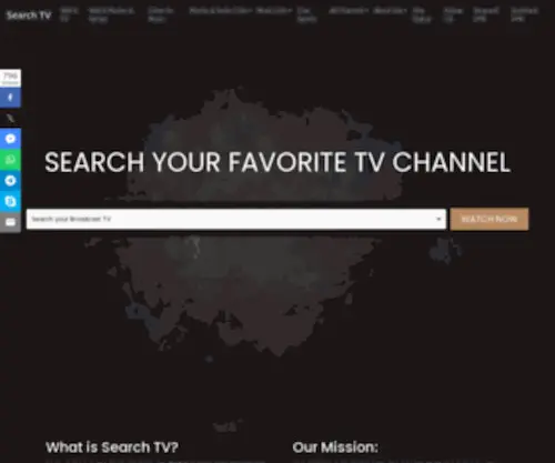 Searchtv.net(Find your favorite TV Channel and Watch for free on VLC) Screenshot